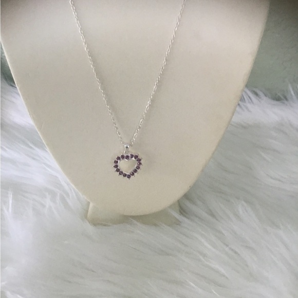 AVON Classic Birthstone Color heart necklace June - Picture 2 of 11